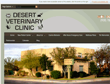 Tablet Screenshot of desertvet.com